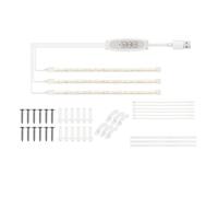 FTVOGUE Strisce Luminose per Riempimento Piante Spettro Rosso e Caldo Ciclo di 24 Ore Lampada per Coltivazione per Piante da Interno Livelli di luminosità Regolabili per il Giardinaggio Domestico (3