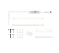 FTVOGUE Strisce Luminose per Riempimento Piante Spettro Rosso e Caldo Ciclo di 24 Ore Lampada per Coltivazione per Piante da Interno Livelli di luminosità Regolabili per il Giardinaggio Domestico