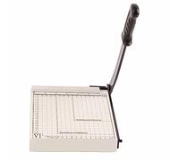 FTVOGUE Tagliacarte Manuale Taglierina A5 in Acciaio Comodo Taglio Pulito e Durevole per Uffici Scolastici (Acciaio)