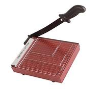 FTVOGUE Tagliacarte Manuale Taglierina A5 in Acciaio Comodo Taglio Pulito e Durevole per Uffici Scolastici (Legna)