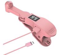 FTVOGUE Tapper Digitale con Schermo Automatico, Tapper USB Regolabile a 108 Marce Ultra Silenzioso per Giochi Dal Vivo (PINK)