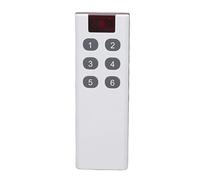 FTVOGUE Telecomando Universale Wireless con Codice di Apprendimento, Trasmettitore 433 MHz Ad Alta Potenza da 1000 M per Porte da Garage, Allarmi Auto, Domotica (6 chiavi)