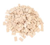 FTVOGUE Tenone per la Lavorazione del Legno, 300 Pezzi, Blocchi di Inserimento per Tenoni in Legno di Faggio Ad Alta Durezza, per Giunzioni di Mobili, Allineamento Accurato e stabilità per Progetti