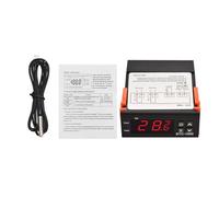 FTVOGUE Termoregolatore Digitale, Materiale ABS, Supporta Impostazioni di Temperatura Alta e Bassa, Intervallo di Misurazione da -58°F a 194°F per Frigoriferi Scaldabagni Serre (DC 24V)