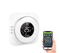 FTVOGUE Termostato Intelligente WiFi Programmabile, Controllo Vocale Touchscreen con TMall Genie 0,5 ℃ Precisione per Il Raffreddamento al Riscaldamento Domestico 5+1+1 modalità di