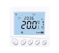 FTVOGUE Termostato Intelligente WiFi Termostato Programmabile con LCD da 3,2 Pollici Controllo Vocale Controllo App da 41 a 203 °F Blocco Bambini Antigelo per Fan Coil Riscaldamento a Pavimento