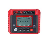 FTVOGUE Tester di Isolamento Digitale, Misuratore di Isolamento Megaohmmetro Digitale TS58, da 0,1 MΩ a 10 GΩ, da 10 V a 600 V CA CC, Memorizzazione Dati DAR PI, per Test Campo per Tecnici
