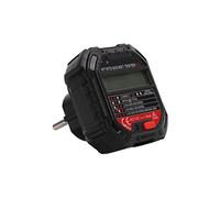 FTVOGUE Tester per Prese di Corrente, Tester per Prese Digitali ABS HT107D da 45 a 65 Hz con Controllo del Filo di Terra Test RCD GFCI e Visualizzazione della Tensione per Proprietari di Case