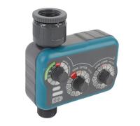 FTVOGUE Timer per Irrigazione Automatico a 3 Quadranti, Timer per Irrigazione Giardino, con Ritardo Pioggia, 24-72 Ore, IP54 Impermeabile, per Connettore Tubo Esterno 3/4 a 1/2 Pollici