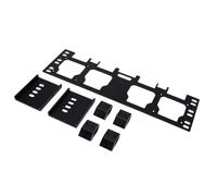 FTVOGUE Tool Box Side Organizer Plate con Serratura Integrata, Pannello | Materiale in alluminio anodizzato, progettato per il montaggio frontale e laterale, processo di installazione semplice