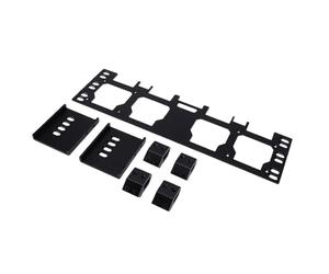 FTVOGUE Tool Box Side Organizer Plate con Serratura Integrata, Pannello | Materiale in alluminio anodizzato, progettato per il montaggio frontale e laterale, processo di installazione semplice