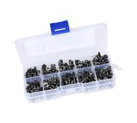 FTVOGUE TOUCT Switch Series di 200 Pezzi Durevoli - Kit di Commutazione Micro Pratico Ad Alte Prestazioni - Pratico per Accessori Industriali Ideali per Le Regole Hardware [6 X 6 X 4,3 a 13] (2009cs)