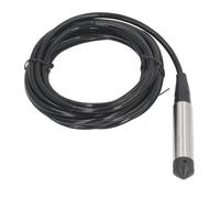 FTVOGUE Trasmettitore del Livello Dell'acqua con Sonda in Acciaio Inossidabile con Sensore di Livello del Liquido per il Rilevamento del Dell'acqua del Liquido (0-4 m)