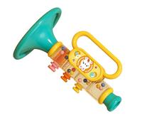 FTVOGUE Tromba Giocattolo per Bambini, Strumento Musicale Giocabile Dal Design dei Cartoni Animati con Pregevole Fattura, per la Prima Educazione e il Tempo di Gioco del Bambino (Rosa) (BLUE)