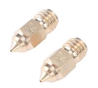 FTVOGUE Ugelli per Stampante 3D Kit Ugelli in Ottone 10 Pezzi Precisione Elevata conducibilità Termica per Ender 5 Maximum con Parete Interna Lucida Resistenza Al Calore 572 ℉