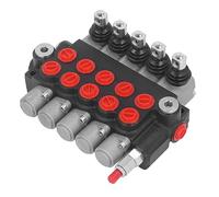 FTVOGUE Valvola di Controllo Direzionale Idraulica, Valvola Idraulica in Ghisa per Carrelli Elevatori, Pressione Nominale 16,20 MPa, Adatta per Macchine Edili