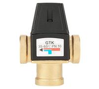 FTVOGUE Valvola Miscelatrice Termostatica in Ottone N20 a 3 Vie con Elevato Controllo Antiscottatura per Scaldacqua Solare e di Riscaldamento a Pavimento