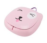 FTVOGUE Vasino da Viaggio Portatile Pieghevole WC da Allenamento in Plastica 25 X 24 X 17 Cm A Prova di Perdite Design Compatto per i più Piccoli Viaggi in Auto per Bambini Campeggio Viaggi su (PINK)