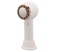 FTVOGUE Ventilatore Portatile Portatile con Raffreddamento a | Funzionamento a Batteria da 2200 MAh, Brezza Silenziosa a 3 velocità, ABS Compatto per Viaggi All'aperto, Adatto Ai Pisolini