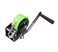 FTVOGUE Verricello Manuale da 600 Libbre con Cinghia, Verricello Manuale per Carichi Pesanti con Impugnatura Ergonomica, Rapporto di Trasmissione 3,2:1 per Rimorchio e Barche