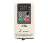 FTVOGUE VFD, Inverter di Ingresso/Uscita Monofase con Azionamento a Frequenza Variabile con Controllo Pam 220 V Serie JLS-E-2S per velocità Motore Mandrino, Convertitori di Potenza (0,75