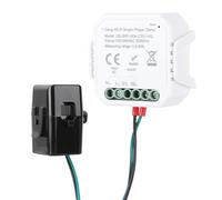 FTVOGUE WiFi Smart Energy Meter with Real-Time Data Display (1 banda) | Alta precisione, facile installazione, compatibile con l\'app , monitoraggio dell\'energia solare, intervallo di
