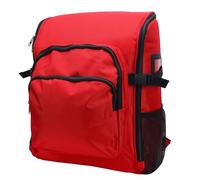 FTVOGUE Zaino per Strumenti di Pulizia, Tessuto Oxford 1000D, Ampio Spazio di Archiviazione, Design Antispruzzo, 45x32x19 Cm per Forniture per la Pulizia (rosso)