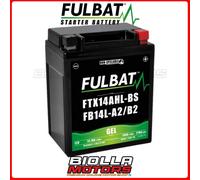 FTX14AHL-BS BATTERIA FULBAT GEL YAMAHA XJ 900F 900 1984 YTX14AHL / YB14L-A2/B2 4