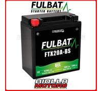 FTX20A-BS BATTERIA FULBAT GEL PEUGEOT Metropolis Black Edition 400T 400 2021 YTX