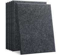 FTXanty Feltro Autoadesivo Glides Feltrini per Mobili 6 Pezzi Mobili Glides Grigio Scuro 30 x 20cm A4 3mm Sedia Glide Fogli di Feltro Adesivo per DIY Tessuto Sedie