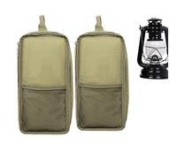 Fu-el Lanterns - Borsa per lanterne, confezione da 2 sacchetti portatili per lampada a olio, custodia per pentole, contenitore per lampada a cavallo, manici antigraffio extra forti per escursioni,