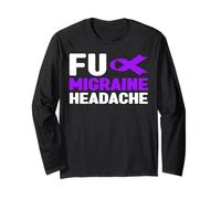 Fu Emicrania Headache Shirt - Emicrania Headache Awareness Maglia a Manica