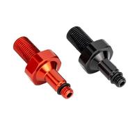 FUANA 1 adattatore per valvola dell'aria ammortizzatore posteriore della bicicletta, 34 mm, con lega di alluminio 7075 per ammortizzatori IFP, kit di riparazione bici nero