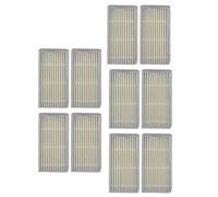 FUANA 10 filtri di ricambio per aspirapolvere Silver Crest per SSR 3000 A1, accessori per robot aspirapolvere, eliminano polvere fine, sporco, segatura, ceneri fredde, trucioli di legno, 10 pezzi