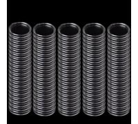 FUANA 100 pezzi 40 mm trasparente portamonete capsule di plastica per la conservazione sicura e la protezione della vostra collezione di monete