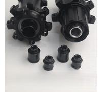 FUANA Adattatore di conversione mozzo a sgancio rapido per asse passante da 12/15 mm a 9 mm per Hope per DT Swiss, alluminio 7075 lavorato a CNC, kit di riparazione bici da 2 pezzi