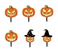 FUANA Affascinante decorazione da giardino di Halloween che si illumina al buio, facile da inserire, ideale come decorazione per il giardino di Halloween
