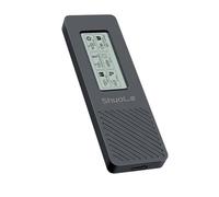 FUANA Alloggiamento SSD M.2 NVMe con display: USB-C 10Gbps Custodia in alluminio per SSD da 2,28/2,38 pollici, compatibile con Windows/Mac, supporto 4TB, nero C-C Pro