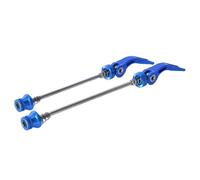 FUANA Asse a sgancio rapido per mountain bike, in lega di alluminio CNC anteriore 145 mm posteriore 180 mm, albero in acciaio ad alta resistenza 4,8 mm, kit di riparazione bici in 6 colori
