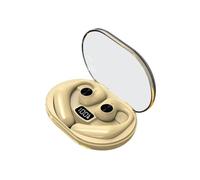 FUANA Auricolari wireless con migliore qualità del suono, durata della batteria 12H, display a LED per lo stato della batteria, cavo auricolare dal design ergonomico confortevole