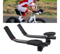 FUANA Barre aerodinamiche per bici da strada per manubrio TT con compatibilità da 22 a 26,5 mm, aerodinamiche regolabili, per ciclismo, corsa, triathlon, mountain bike
