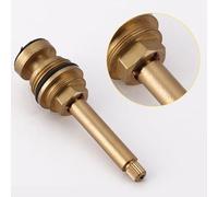 FUANA Bobina in ottone ad apertura lenta valvola acqua calda e fredda nucleo G3/4 per BSP 20 denti, cartuccia in ceramica per rubinetti bagno e cucina serratura della porta