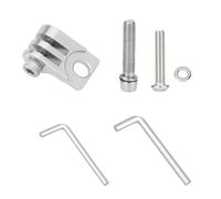 FUANA Brompton - Supporto pieghevole per faro della bicicletta, in lega di alluminio, con viti in acciaio inox, kit di riparazione per bici da 32 x 18 mm