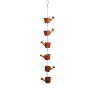 FUANA Catena a vento in metallo per esterni, a forma di farfalla, decorativa da appendere al giardino, per patio, balcone, suono rilassante, giallo, 16 x 14 x 5 cm (bollitore)