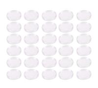 FUANA Confezione da 30 custodie ermetiche trasparenti per monete American Silver Eagle da 1 oz, diametro 406 mm, con protezione rotonda trasparente per