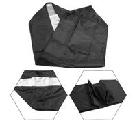 FUANA Copertura resistente per barbecue Weber 9010001 Traveler, 420D 600D, impermeabile, portatile, protezione per griglia a gas con coulisse (nero)