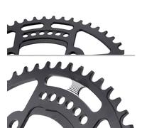 FUANA Corona 44-52T per 8/9/10/11 velocità 104 BCD in lega di alluminio foro di montaggio non scanalato spessore 4,2 mm per guarniture triple e doppie kit di riparazione bici