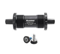 FUANA Cuscinetto per movimento centrale per mountain bike con guscio da 73 mm, cono quadrato da 12,6 mm, per telaio da 68 mm, costruzione in lega sigillata impermeabile, per lunghezze dell'albero da