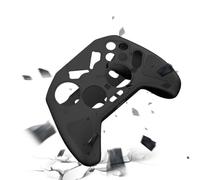 FUANA Custodia antiurto in silicone per FLYDIGI Vader 4Pro, nera, 16 x 11 x 5 cm, protezione leggera e resistente, con accesso completo a porte e pulsanti, cavo auricolare