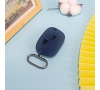 FUANA Custodia protettiva in silicone per JBL Endurance Race 2, custodia antiurto impermeabile con protezione a 360° per resistenza al sudore e facile da pulire, cavo auricolare nero